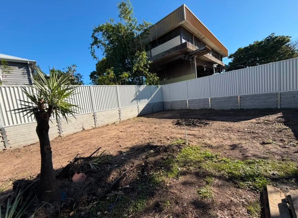 Residential boundary prepared for a new privacy fence